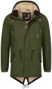 A. Salvarini Herren Winterparka O280 Olive