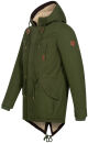 A. Salvarini Herren Winterparka O280 Olive L