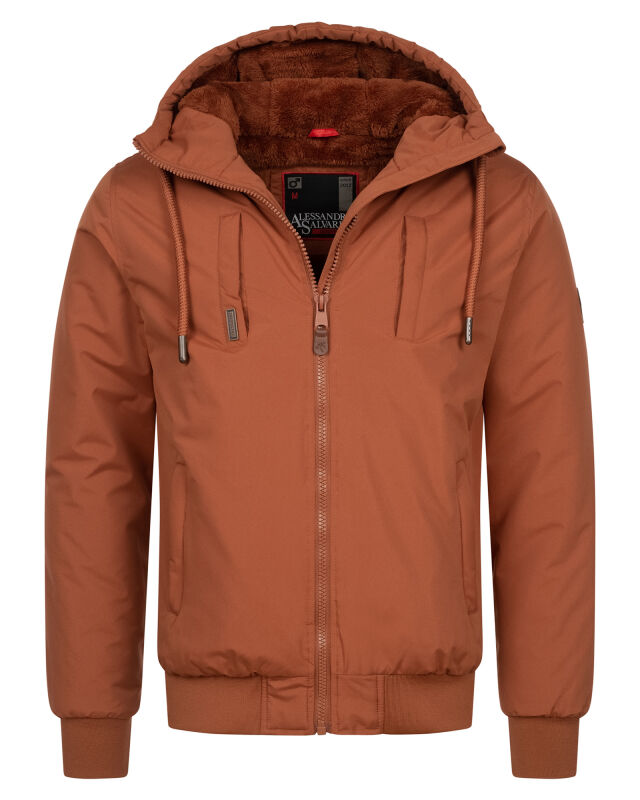 Alessandro Salvarini Herren Winter Jacke Terracotta O320 Größe L - Gr. L