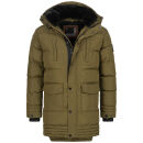 Alessandro Salvarini Herren Winterjacke O285 Dark Olive Größe S - Gr. S