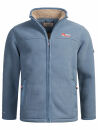 Arctic Seven Herren Fleece Jacke O325 Blau Größe L - Gr. L