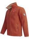 Arctic Seven Herren Fleece Jacke O325 Terracotta Größe S - Gr. S