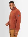 Arctic Seven Herren Fleece Jacke O325 Terracotta Größe XXL - Gr. 2XL