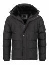 A. Salvarini Herren Winterjacke O326 Schwarz Größe S - Gr. S