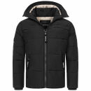 A. Salvarini Herren Winterjacke O334 Schwarz