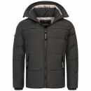 A. Salvarini Herren Winterjacke O334 Dunkelgrau