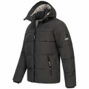 A. Salvarini Herren Winterjacke O334 Dunkelgrau Größe M - Gr. M