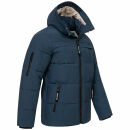 A. Salvarini Herren Winterjacke O334 Navy Größe XXL - Gr. 2XL