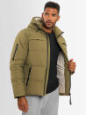 A. Salvarini Herren Winterjacke O334 Olive Größe S - Gr. S