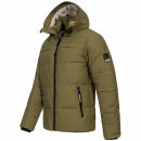 A. Salvarini Herren Winterjacke O334 Olive Größe S - Gr. S