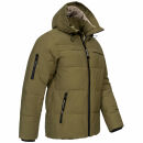 A. Salvarini Herren Winterjacke O334 Olive Größe XXL - Gr. 2XL