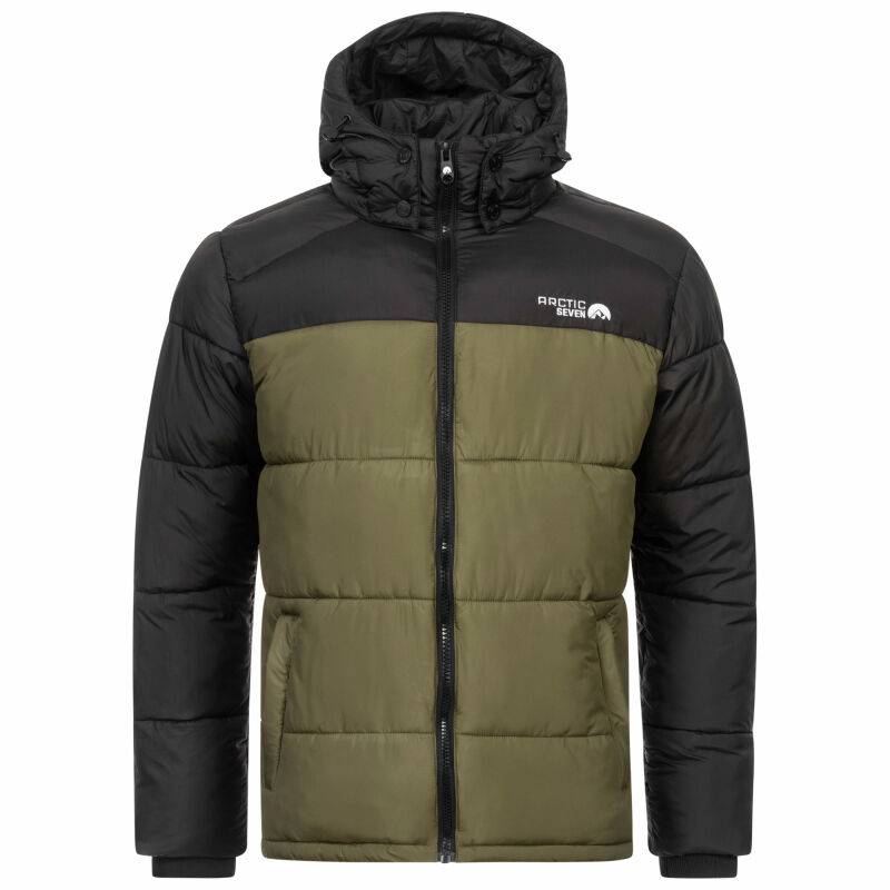 Arctic Seven Herren Winterjacke O333 Olive Größe XXXL - Gr. 3XL