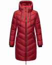 Marikoo Armasa Damen Winter Steppjacke Stepp Parka Winterjacke B842 Dark Red Größe M - Gr. 38