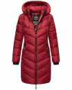 Marikoo Armasa Damen Winter Steppjacke Stepp Parka Winterjacke B842 Dark Red Größe XL - Gr. 42