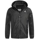 Arctic Seven Herren Regenjacke AS412 Schwarz Größe XXXL - Gr. 3XL