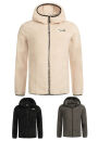 Arctic Seven Herren Sherpa Fleecejacke mit Kapuze AS413