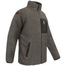 Arctic Seven Herren Sherpa Fleecejacke AS415 Dunkelgrau Größe M - Gr. M