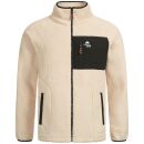Arctic Seven Herren Sherpa Fleecejacke AS415 Beige Größe L - Gr. L