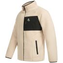 Arctic Seven Herren Sherpa Fleecejacke AS415 Beige Größe L - Gr. L