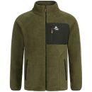 Arctic Seven Herren Sherpa Fleecejacke AS415 Olive Größe L - Gr. L
