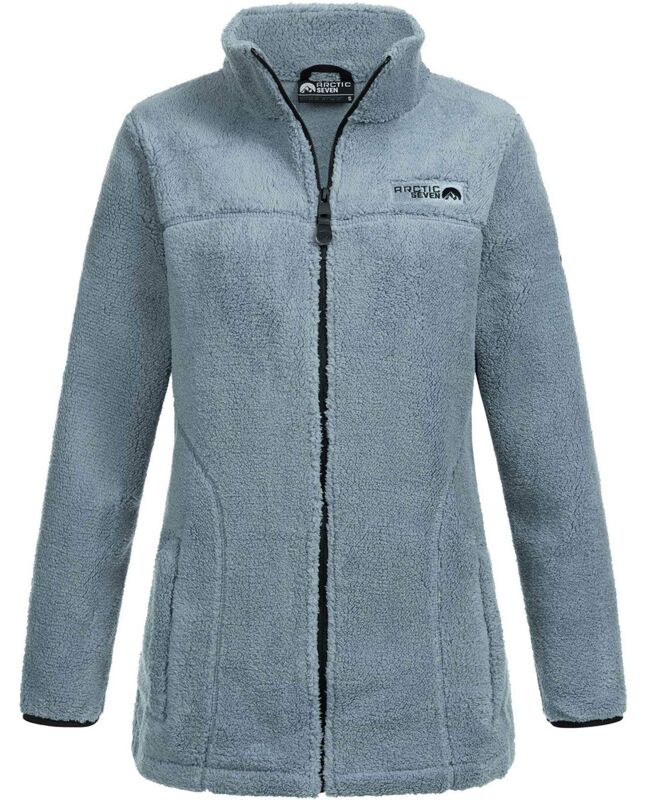 Arctic Seven Damen Fleecejacke AS416 Dusty Blue Größe M - Gr. 38