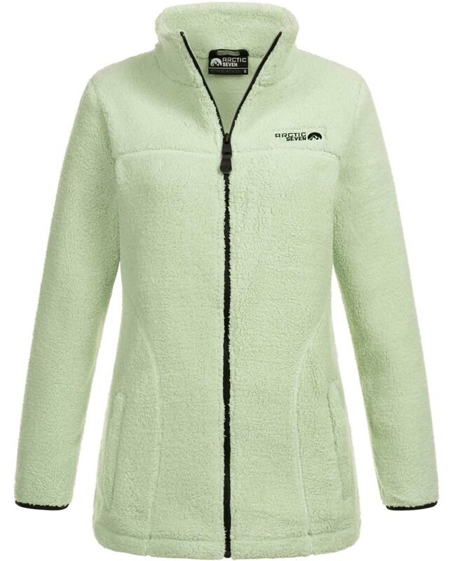 Arctic Seven Damen Fleecejacke AS416 Dusty Mint Größe S - Gr. 36