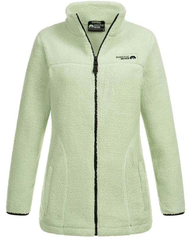 Arctic Seven Damen Fleecejacke AS416 Dusty Mint Größe XL - Gr. 42