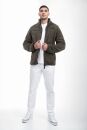 Arctic Seven Herren Sherpa Fleecejacke O335 Dunkelgrau