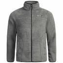 Arctic Seven Herren Fleece Jacke O335 Dunkelgrau Größe S - Gr. S