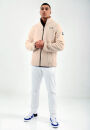 Arctic Seven Herren Sherpa Fleecejacke O335 Beige