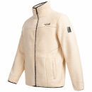 Arctic Seven Herren Sherpa Fleecejacke O335 Beige Größe XL - Gr. XL