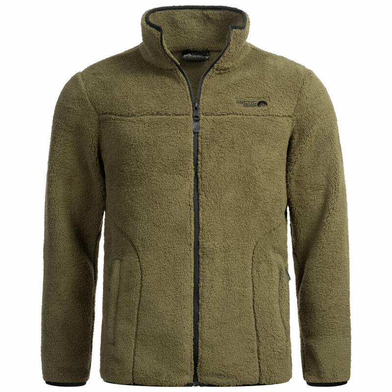 Arctic Seven Herren Fleece Jacke O335 Olive Größe M - Gr. M