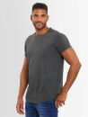 A. Salvarini Herren T-Shirt O318 Dunkelgrau