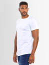 A. Salvarini Herren T-Shirt O318 Weiß
