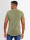 A. Salvarini Herren T-Shirt O318 Olive Größe M - Gr. M