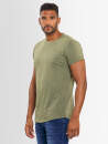 A. Salvarini Herren T-Shirt O318 Olive Größe L...