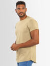 A. Salvarini Herren T-Shirt O318 Beige Größe S - Gr. S