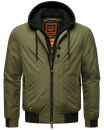 Stone Harbour Hoobo Herren Bomber Jacke B750 Gruen Größe L - Gr. L