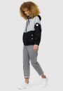 Marikoo Liubkaa leichte Damen Übergangs Jacke B993 Schwarz Größe XXL - Gr. 44
