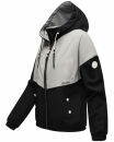 Marikoo Liubkaa leichte Damen Übergangs Jacke B993 Schwarz Größe XXL - Gr. 44