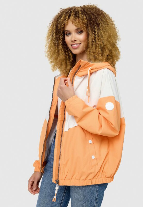 Marikoo Liubkaa leichte Damen Übergangs Jacke B993 Apricot Sorbet Größe XS - Gr. 34