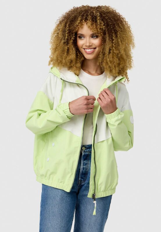 Marikoo Liubkaa leichte Damen Übergangs Jacke B993 Pastell Lime Größe M - Gr. 38