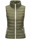 Marikoo Reimii leichte Damen Stepp Weste B995 Olive Größe XS - Gr. 34