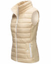 Marikoo Reimii leichte Damen Stepp Weste B995 Cream Größe L - Gr. 40