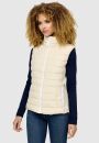 Marikoo Reimii leichte Damen Stepp Weste B995 Cream Größe XL - Gr. 42