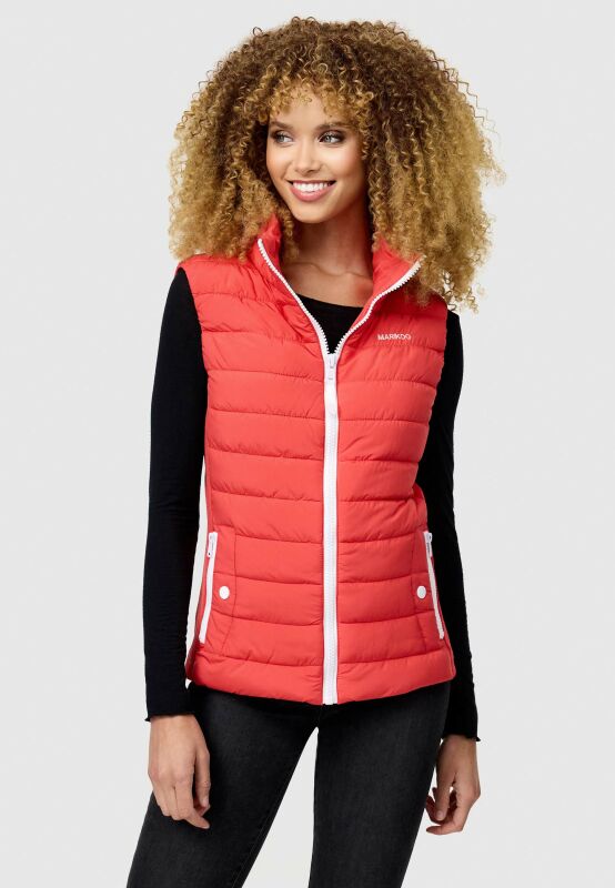 Marikoo Reimii leichte Damen Stepp Weste B995 Coral Red Größe XXL - Gr. 44