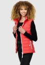 Marikoo Reimii leichte Damen Stepp Weste B995 Coral Red Größe XXL - Gr. 44