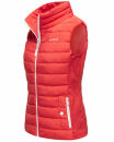 Marikoo Reimii leichte Damen Stepp Weste B995 Coral Red Größe XXL - Gr. 44