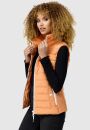 Marikoo Reimii leichte Damen Stepp Weste B995 Apricot Sorbet Größe M - Gr. 38
