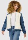 Marikoo Sayoo leichte Damen Übergangs Jacke B996 Dusty Blue Größe L - Gr. 40